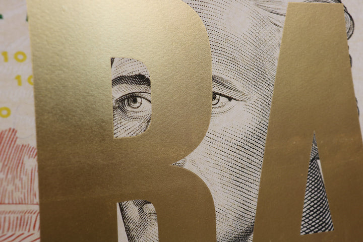 Trash Dollar Print Edition (Gold Leaf)