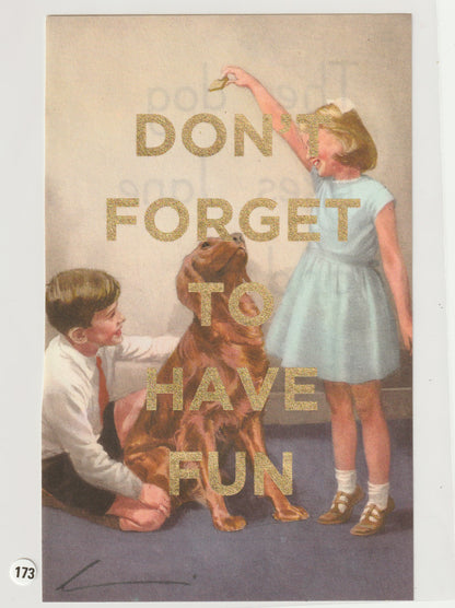 Don't Forget To Have Fun