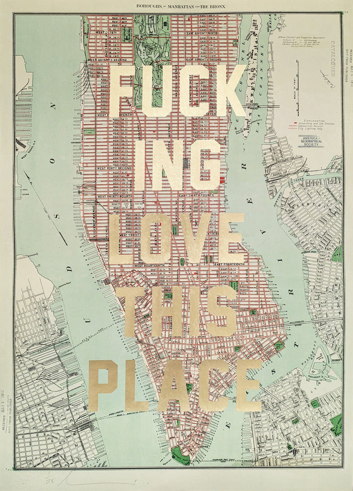 Fucking Love This Place – Manhattan (Print Edition)