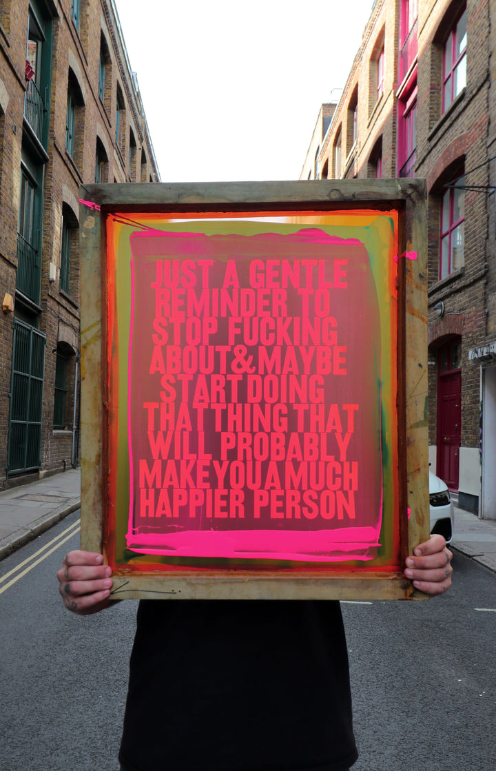 Gentle Reminder (Wooden Screen)