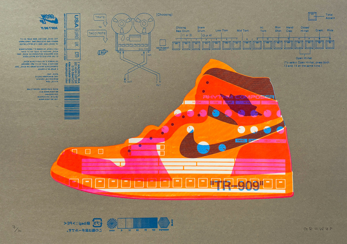 Hybrid 4.0 TR-909 Orange Pink Cyan