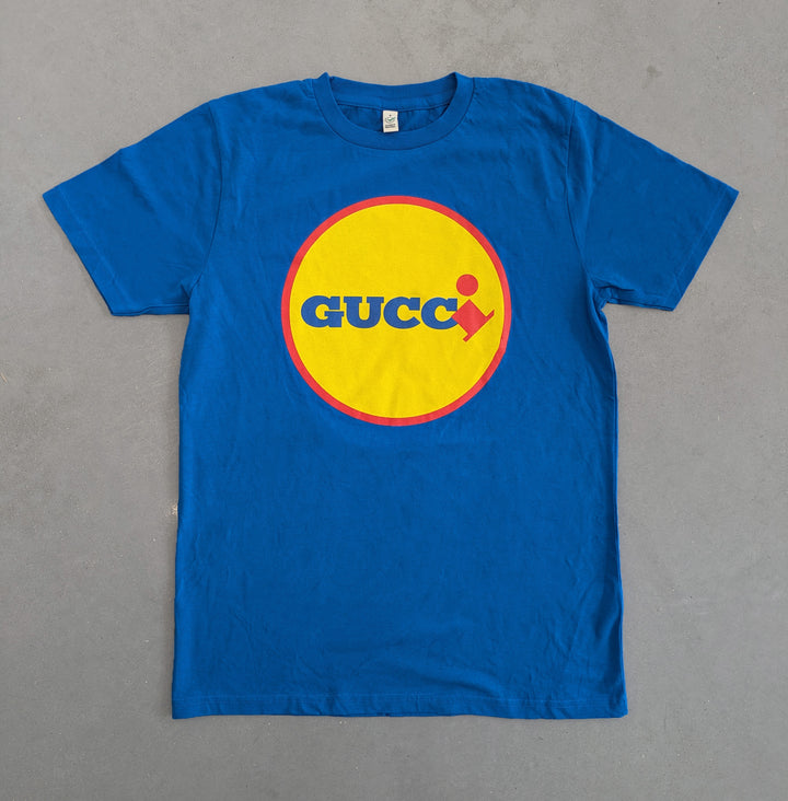 Gucci/Lidl Screenprinted T-Shirt