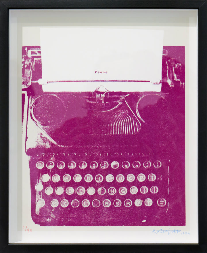 Peace Writer - Framed