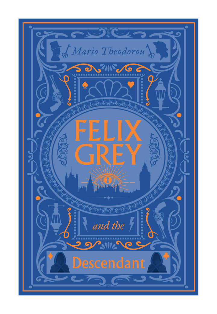 Felix Grey And The Descendant Print - Blue