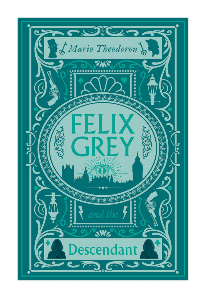 Felix Grey And The Descendant Print - Teal