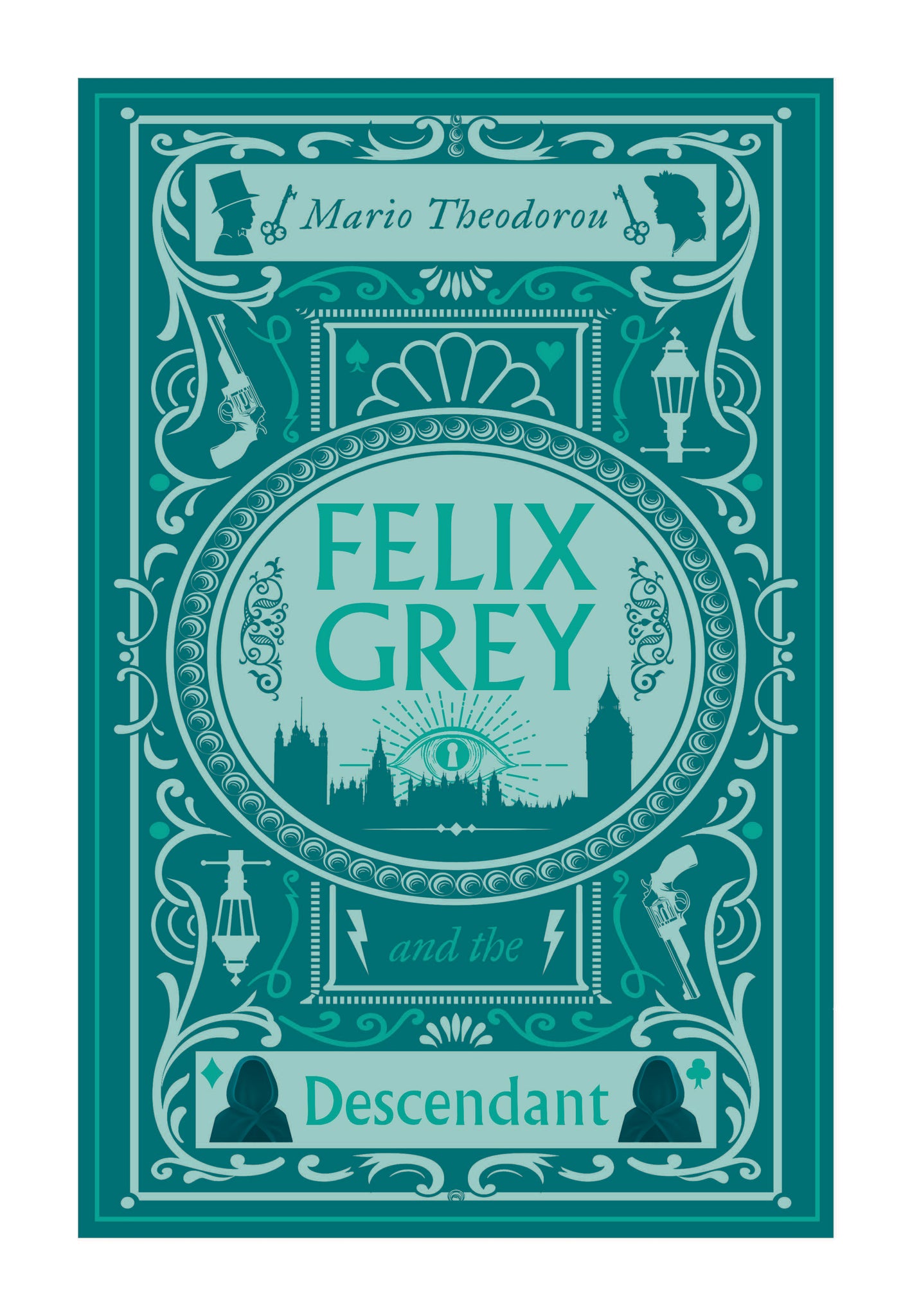 Felix Grey And The Descendant Print - Teal