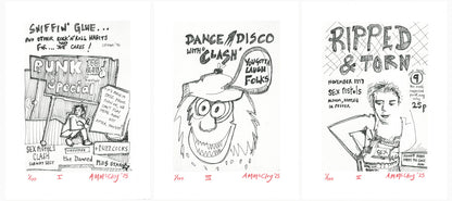Fanzine Editions - Set of Three Punks