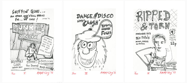 Fanzine Editions - Set of Three Punks