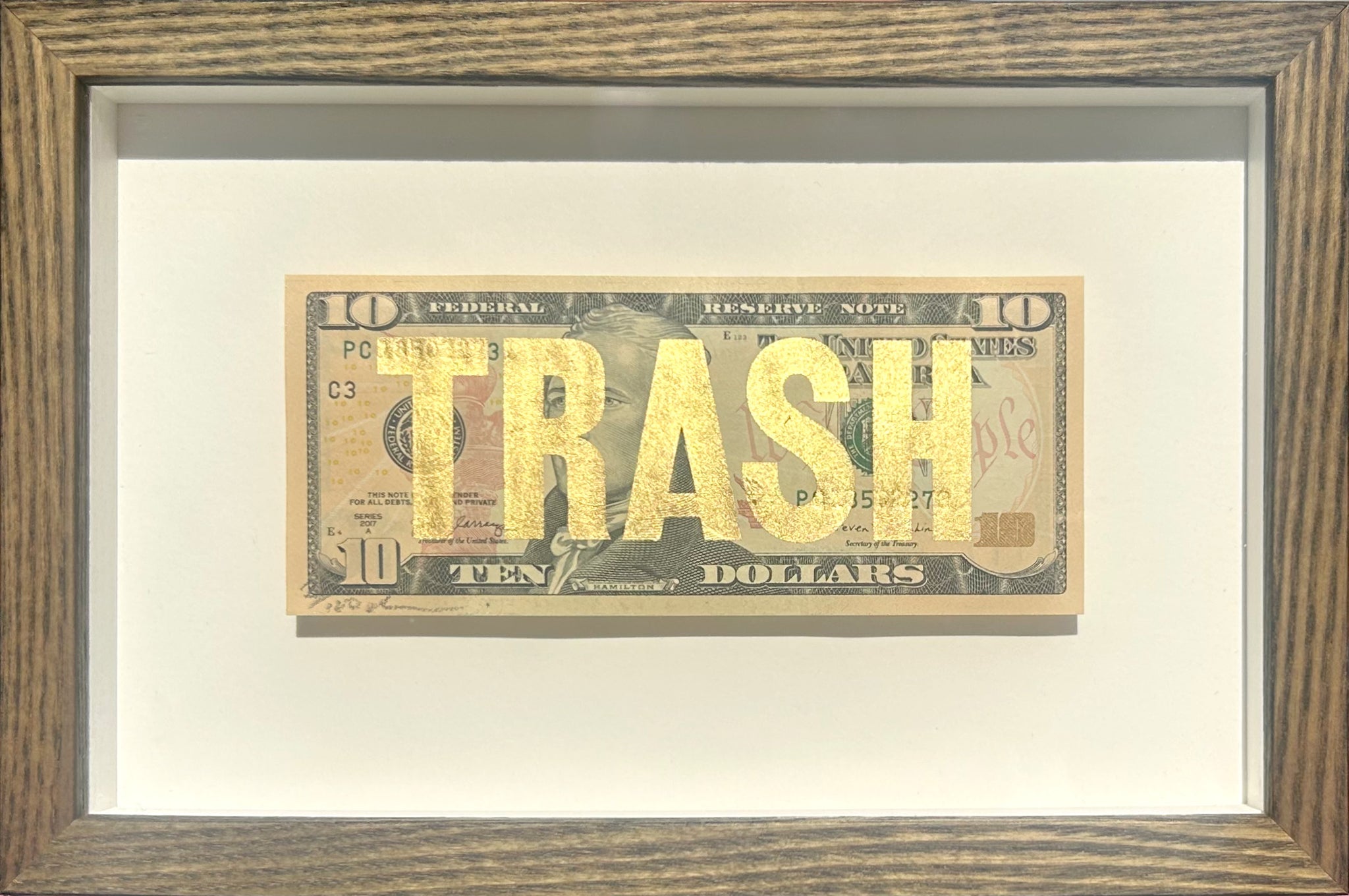 Trash 10 Dollar (Gold Leaf)