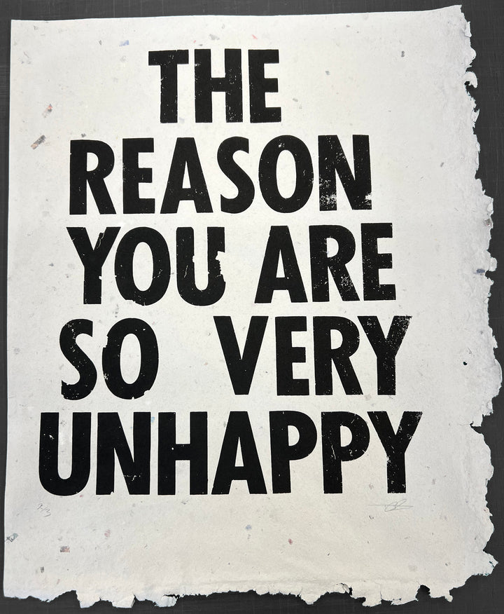 The Reason You Are So Very Unhappy