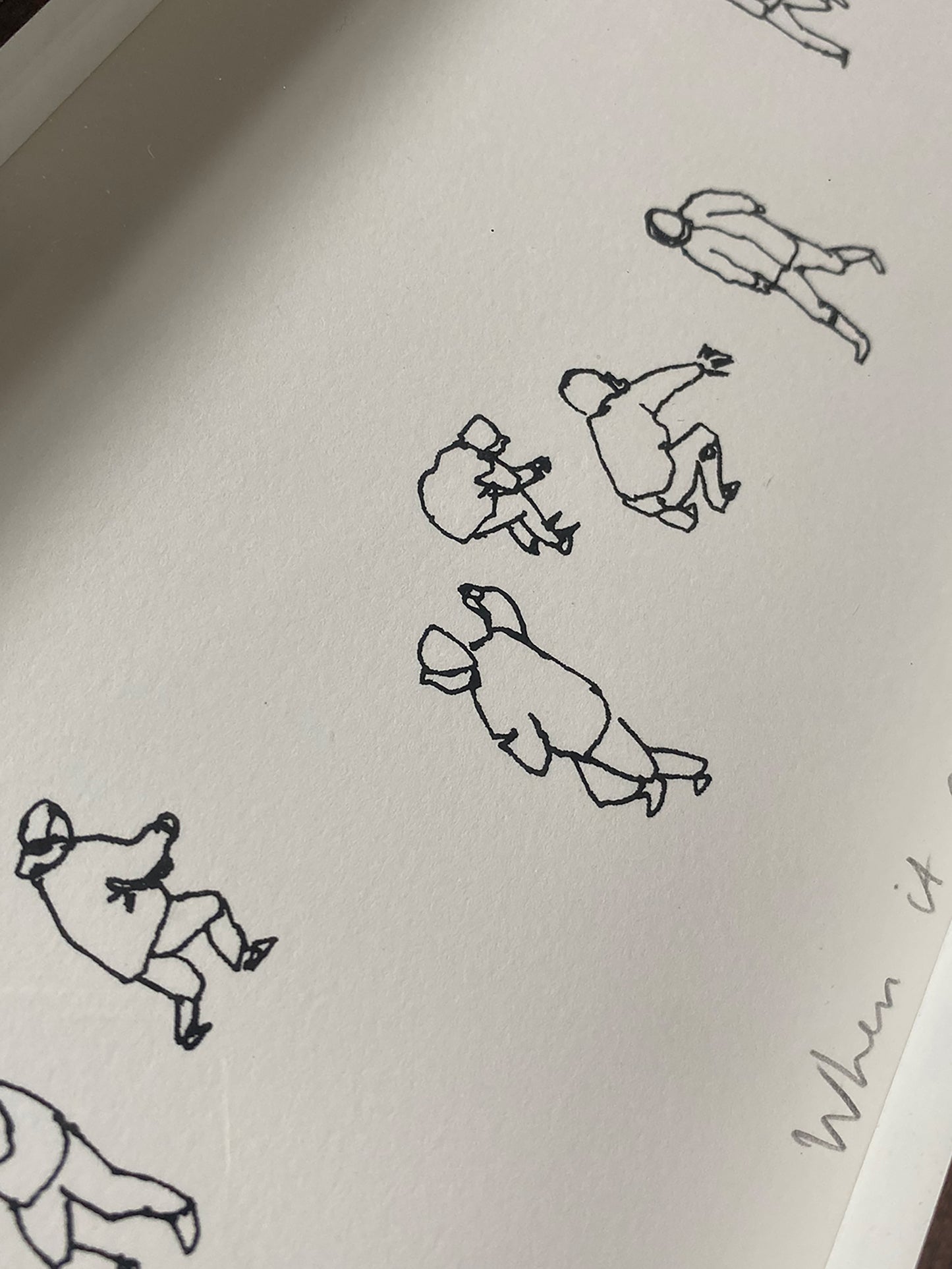 When It Snows - Framed