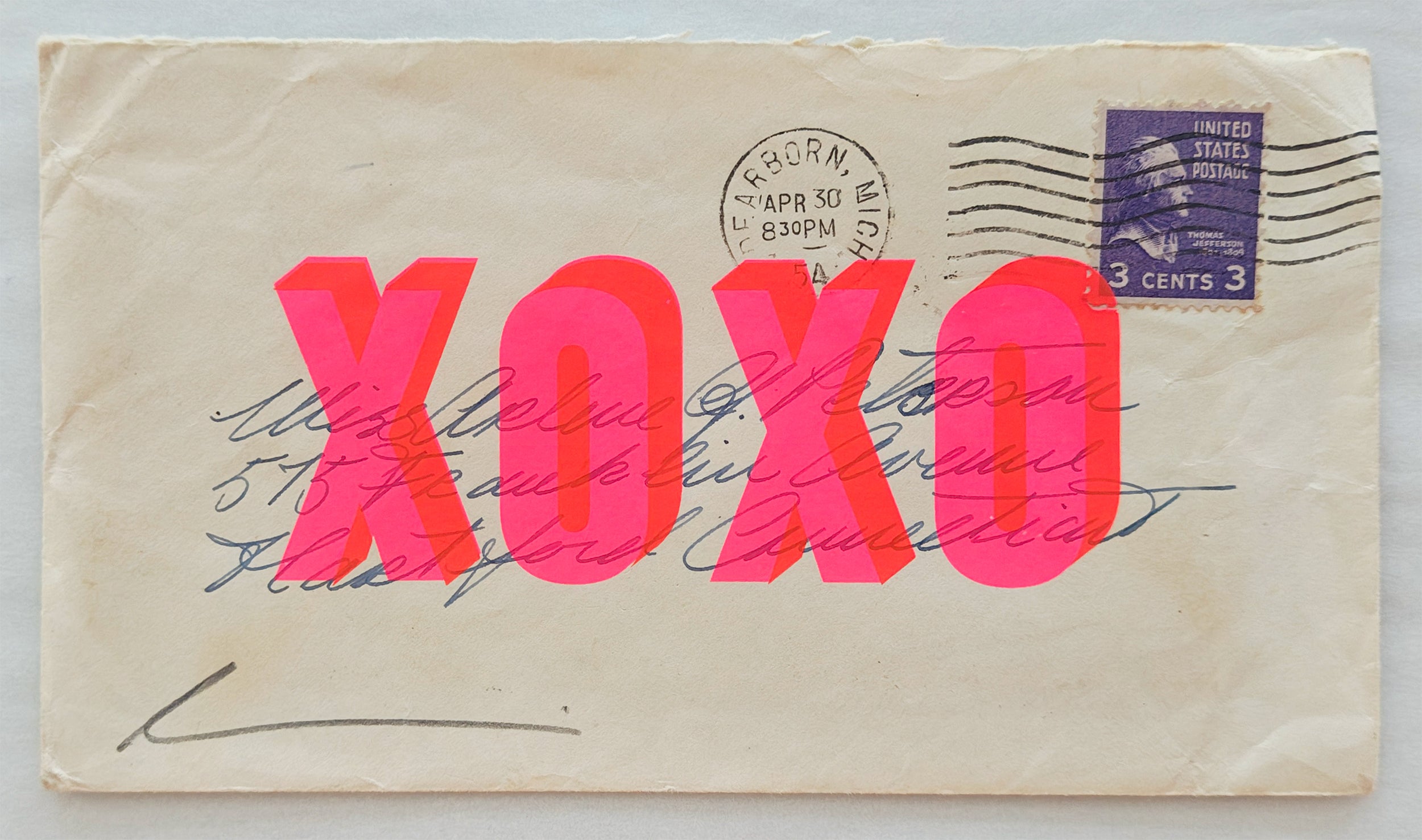 XOXO Envelope – Jealous Gallery