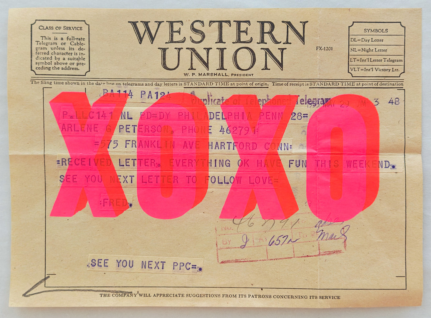 XOXO Love Letter
