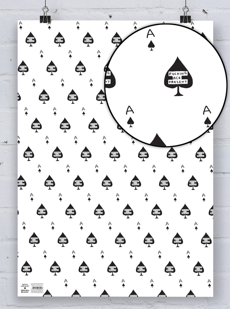 David Shrigley Fucking Ace Wrapping Paper