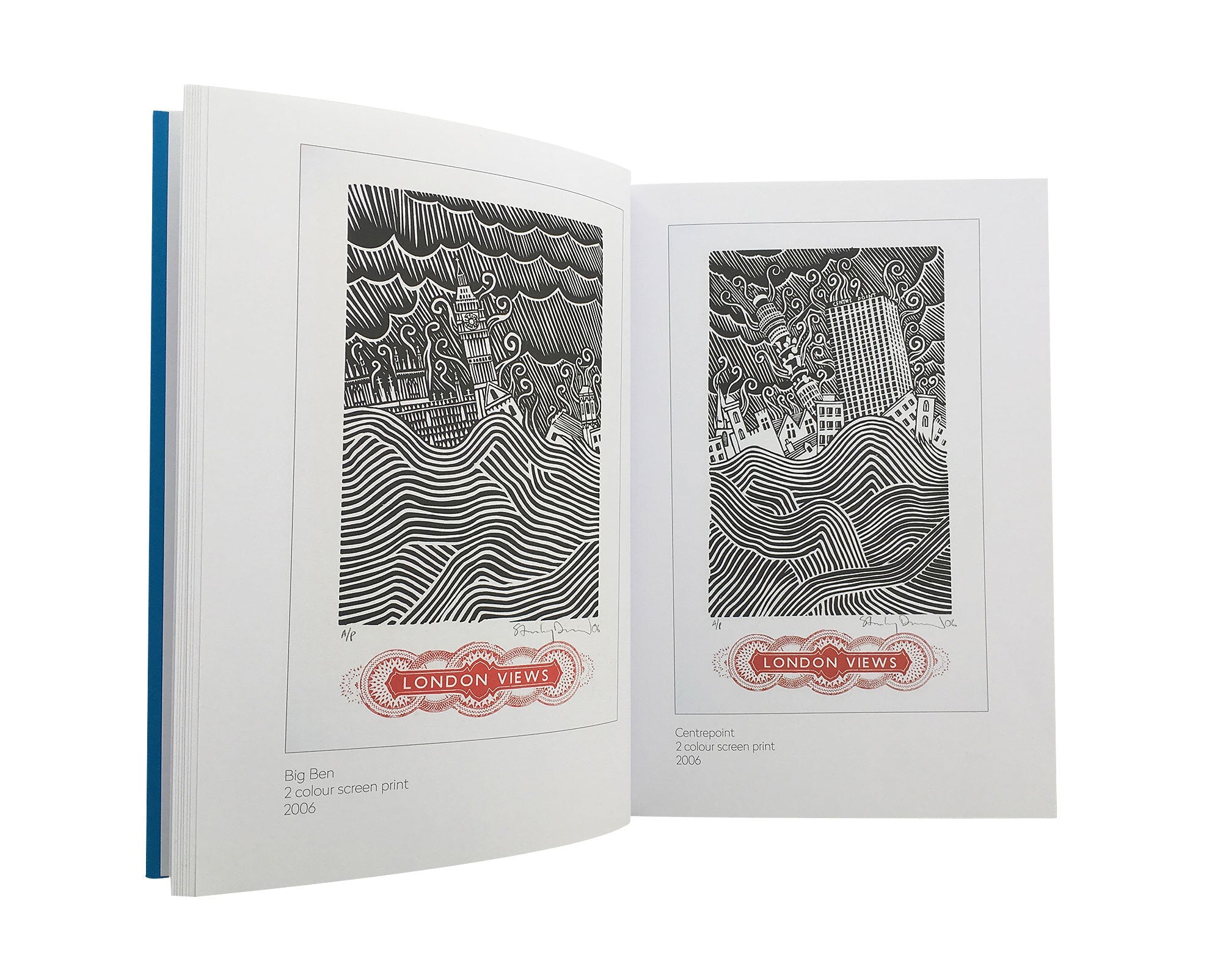 Stanley Donwood - Slowly Downward Manufactory Screen Prints 2004-2017 An Incomplete Selection