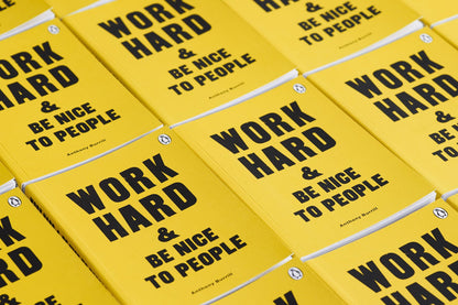 Signed Work Hard & Be Nice to People (Book)