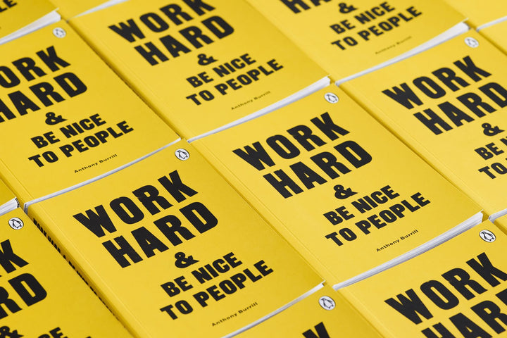 Signed Work Hard & Be Nice to People (Book)