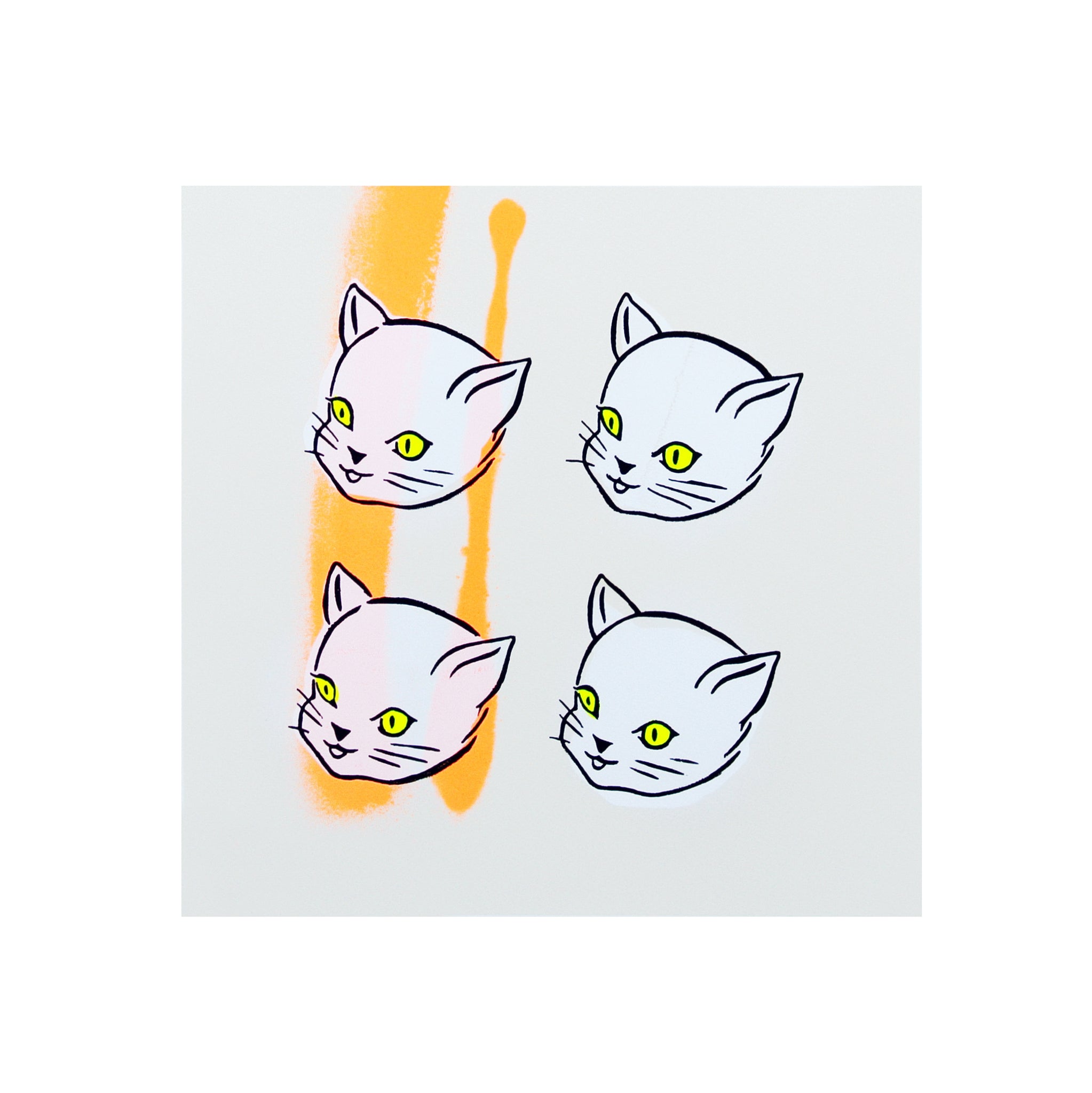 Four Cats (Orange)