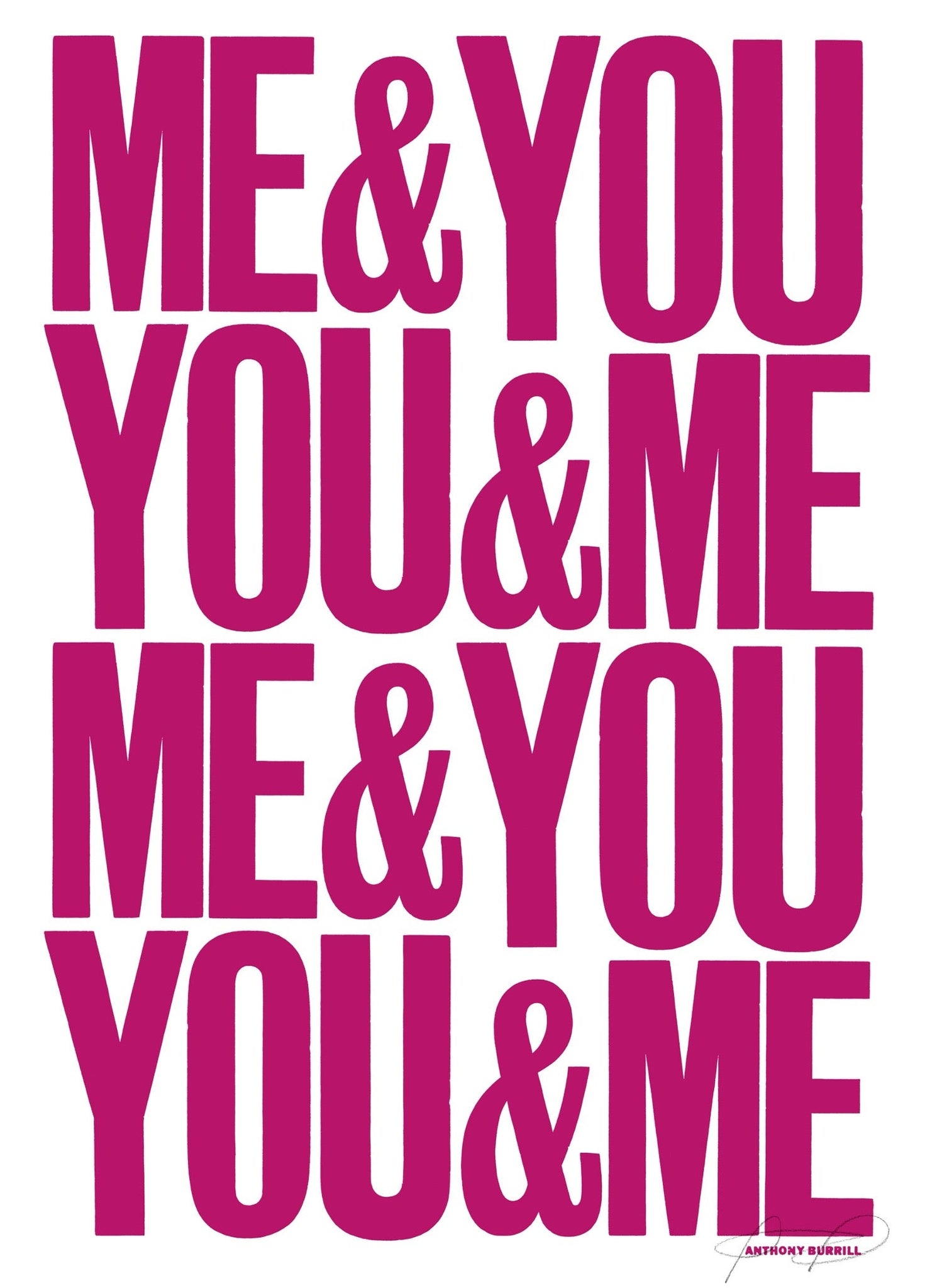 You & Me & Me & You - Magenta