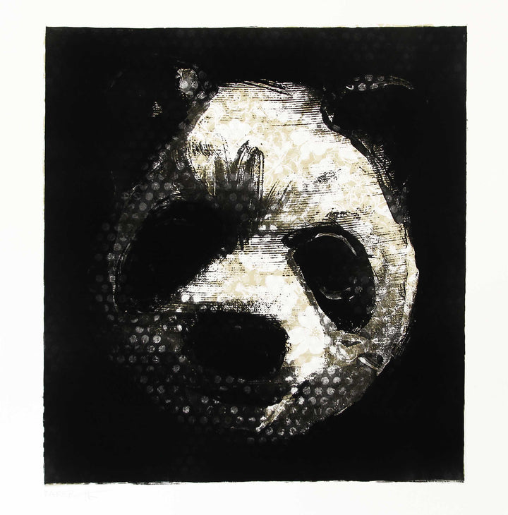 Flocked Panda Head 116