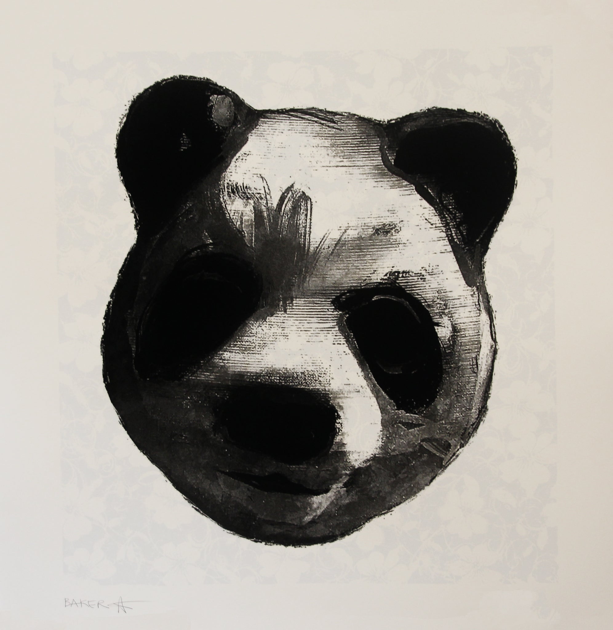 Flocked Panda Head 177