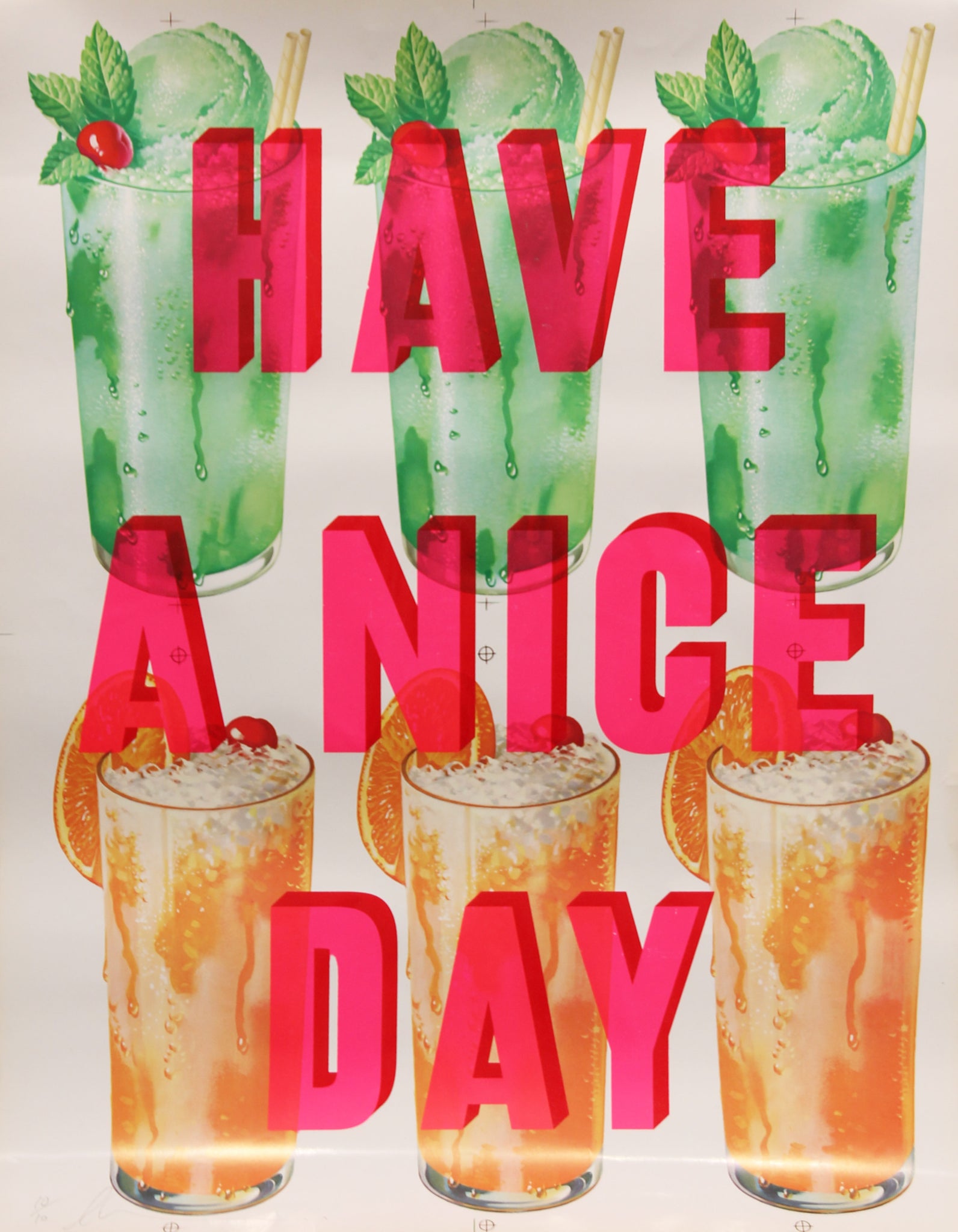 Have A Nice Day - Ice Cream Floats (Orange/Green)