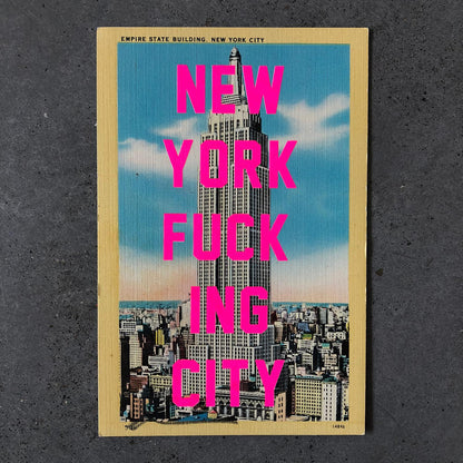 New York Fucking City Postcard