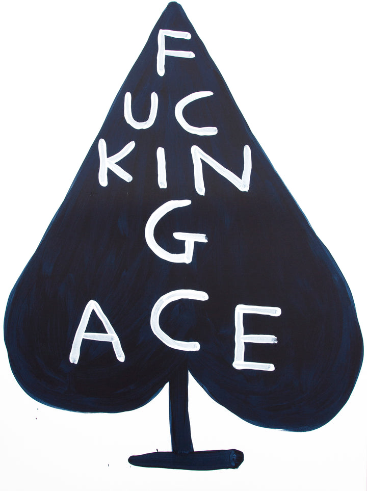 Fucking Ace, 2018 by David Shrigley is a limited edition, 8 colour screenprint. Discover the full collection of available artworks at Jealous. Purchase online or explore more prints on the gallery website.