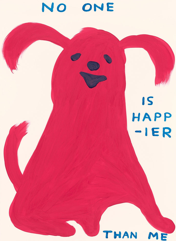 No One Is Happier Than Me, 2022 by David Shrigley is a limited edition, 11 colour screenprint. Discover the full collection of available artworks at Jealous. Purchase online or explore more prints on the gallery website.