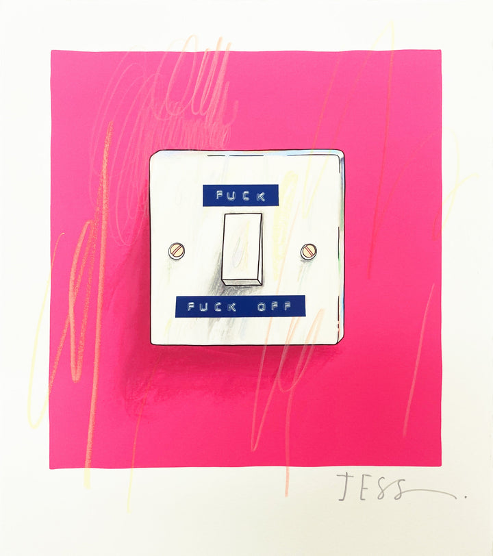 Fuck / Fuck Off (Bright Pink)
