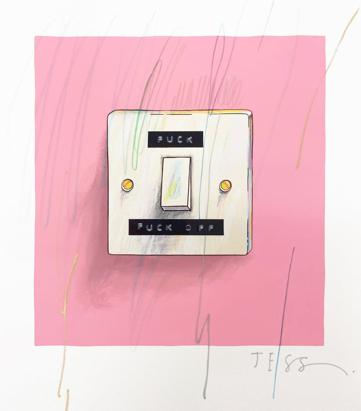 Fuck / Fuck Off (Pink)