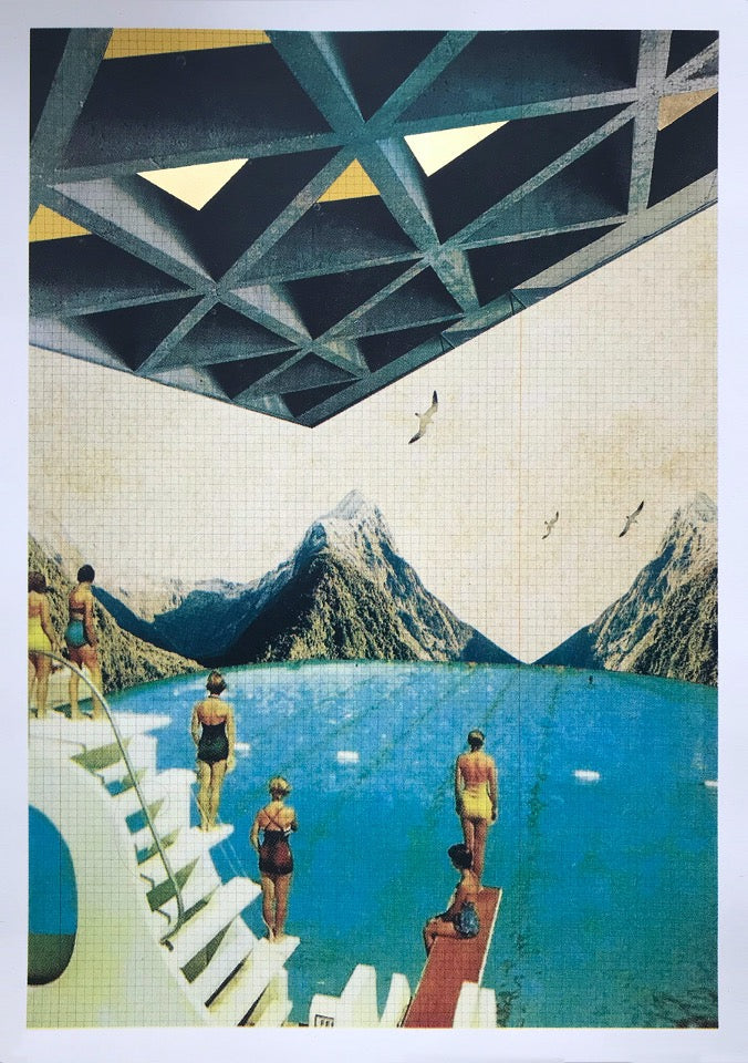 Utopian Swim (Gold Leaf)