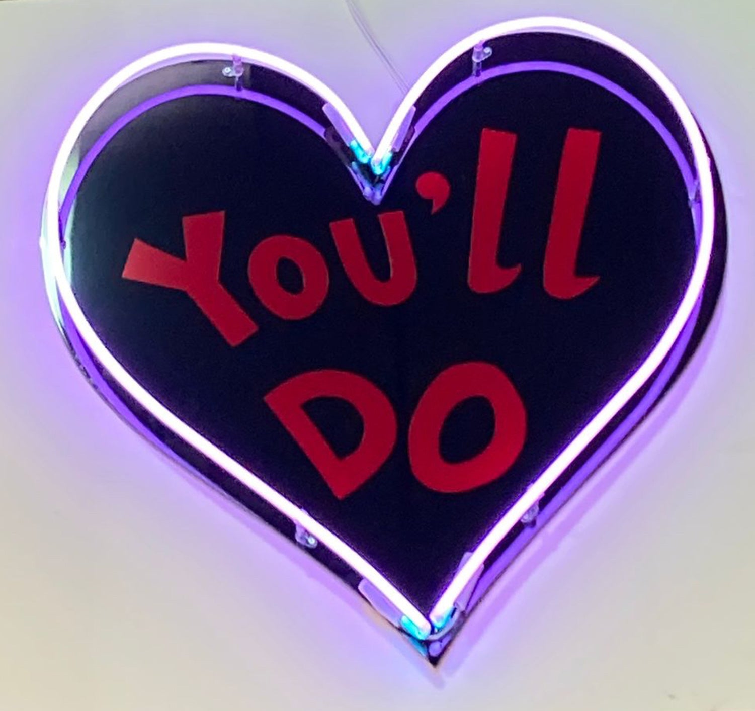 Neon You'll Do - Black with Purple Neon