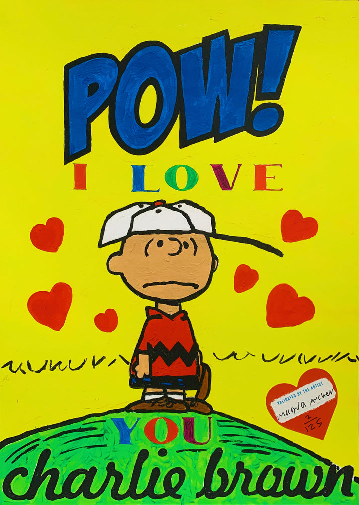 POW! I LOVE YOU Charlie Brown