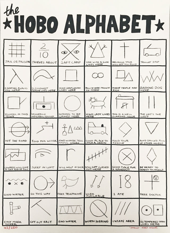 The Hobo Alphabet
