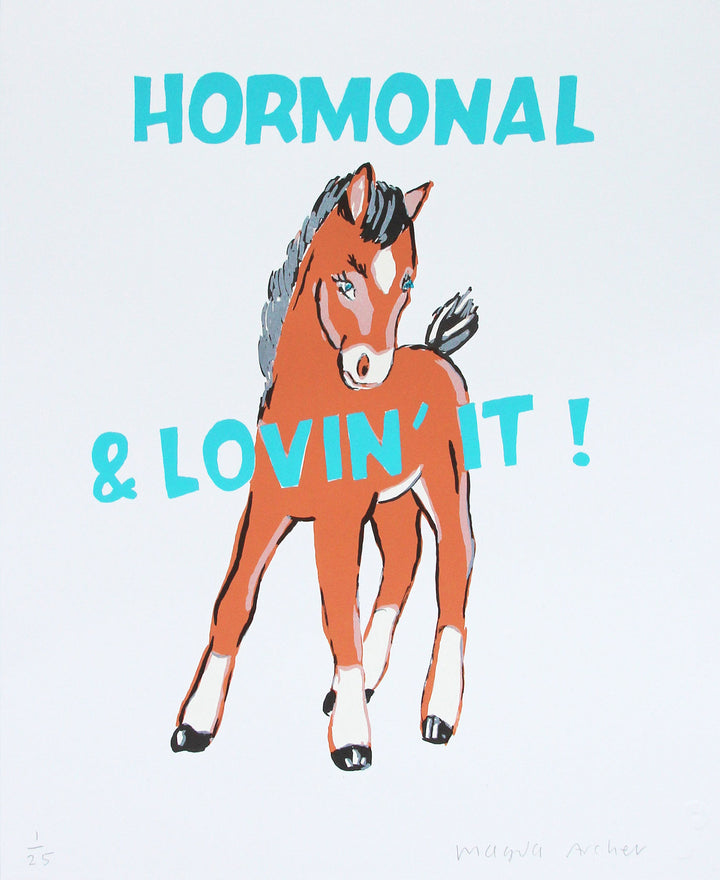 Hormonal and Lovin' It (blue)