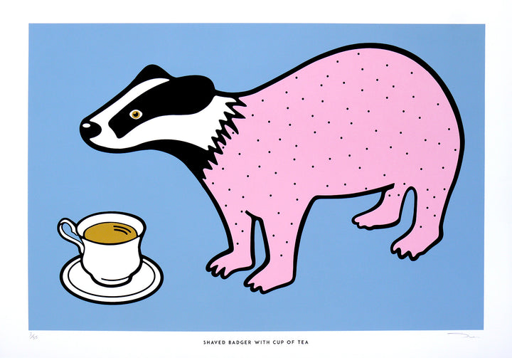 Shaved Badger (Blue)