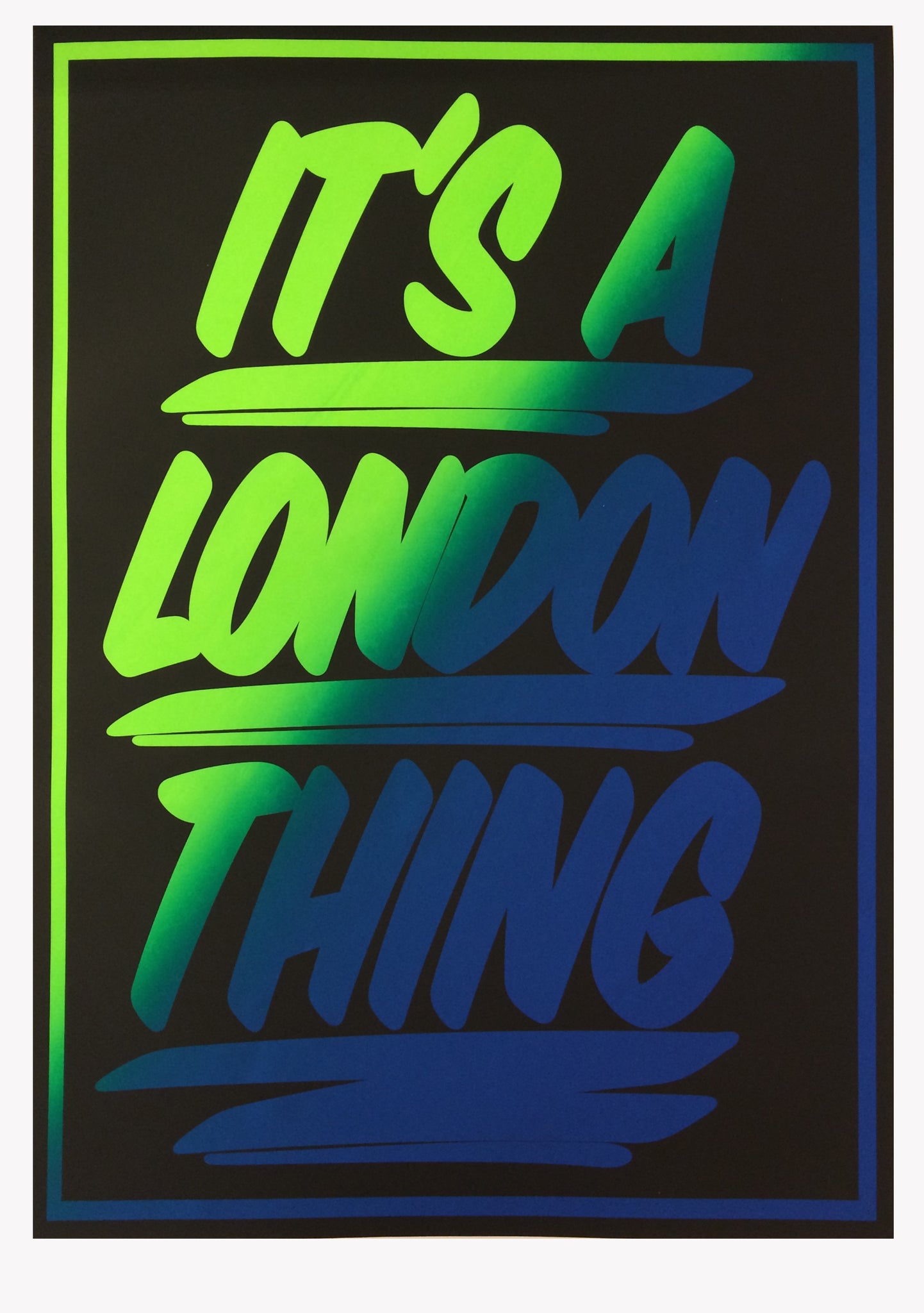 It's A London Thing (Green/Blue)